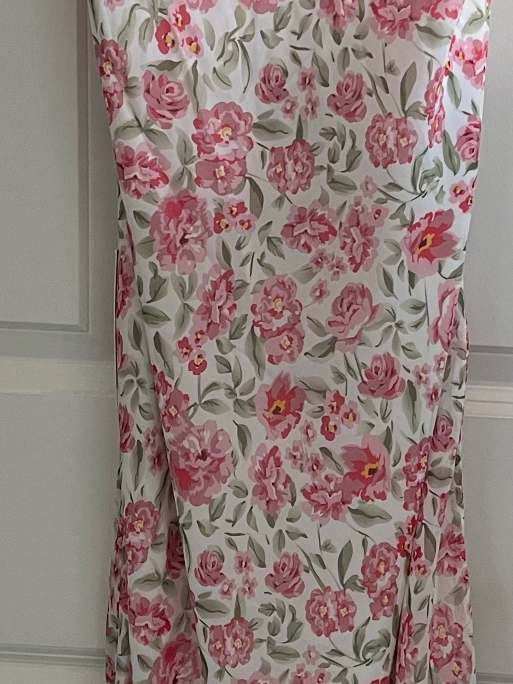 Bardot Pink & Green Floral Dress - Picture 3 of 9